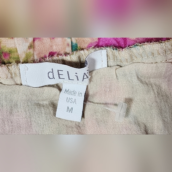 ♥️ dELIA*s WOMEN'S FLORAL PATTERN MINI SKIRT - SIZE M ♥️ - Picture 4 of 9